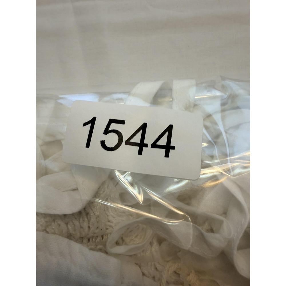 Universal Thread Dress Womens XS White Crochet Bodice Maxi Sundress Boho‎ Lined - Picture 9 of 9